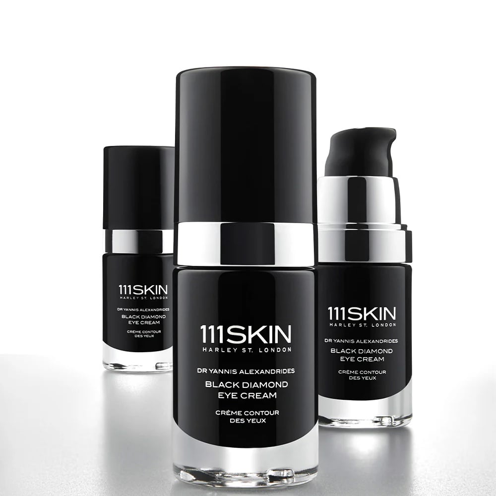 111SKIN Black Diamond Eye Cream 0.5Oz – revitalizing eye cream for anti-aging and brightening results.