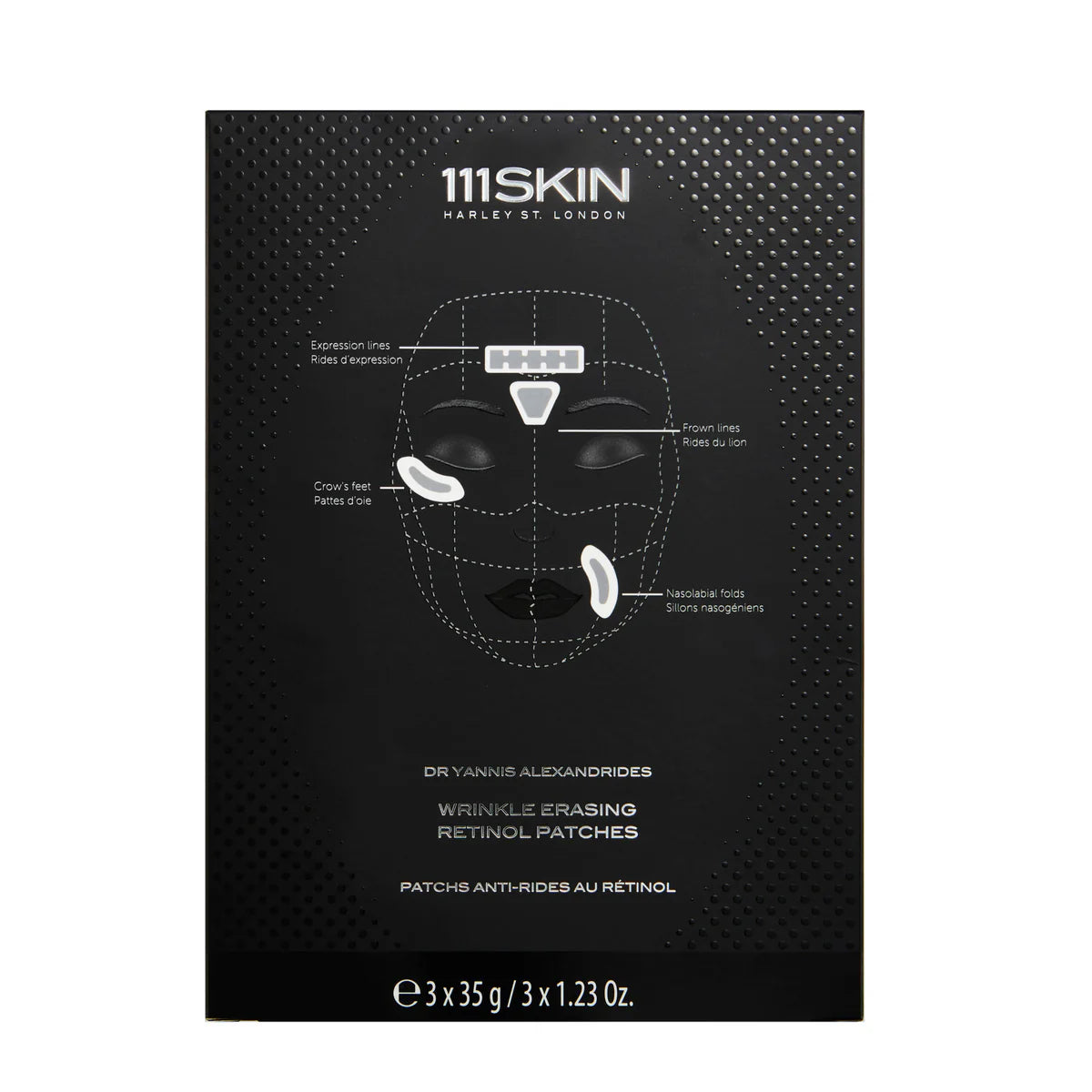 111SKIN Wrinkle Erasing Retinol Patches Box for targeted smoothing of fine lines and wrinkles