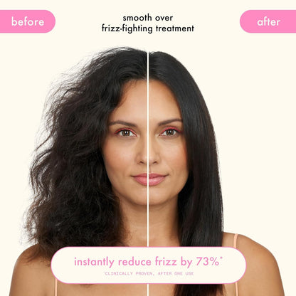 Amika Smooth Over Frizz-Fighting Treatment 6.7 Oz - Before and After
