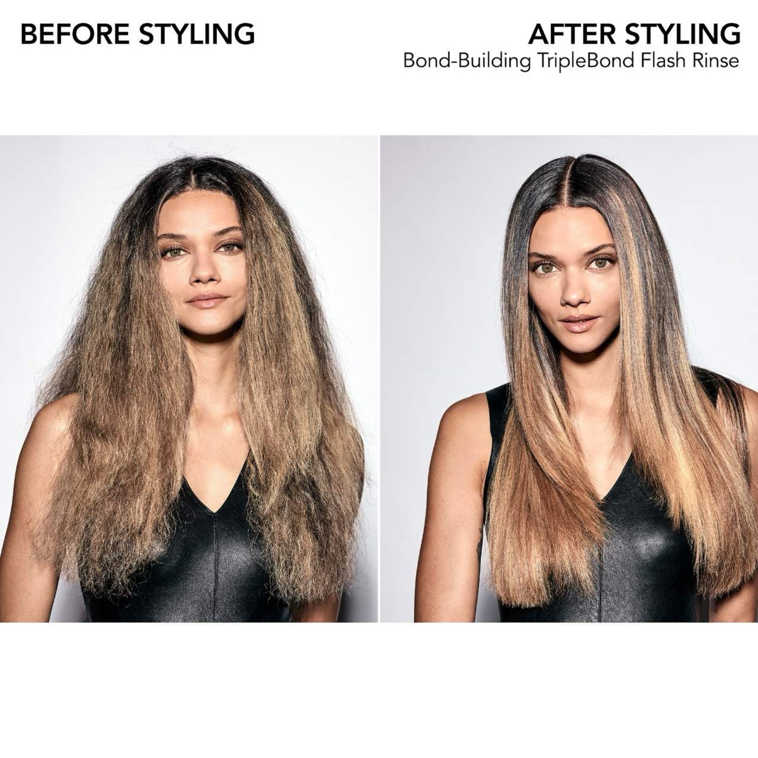 Bumble and Bumble Bond-Building TripleBond Flash Rinse 8.5 Oz - Before and After