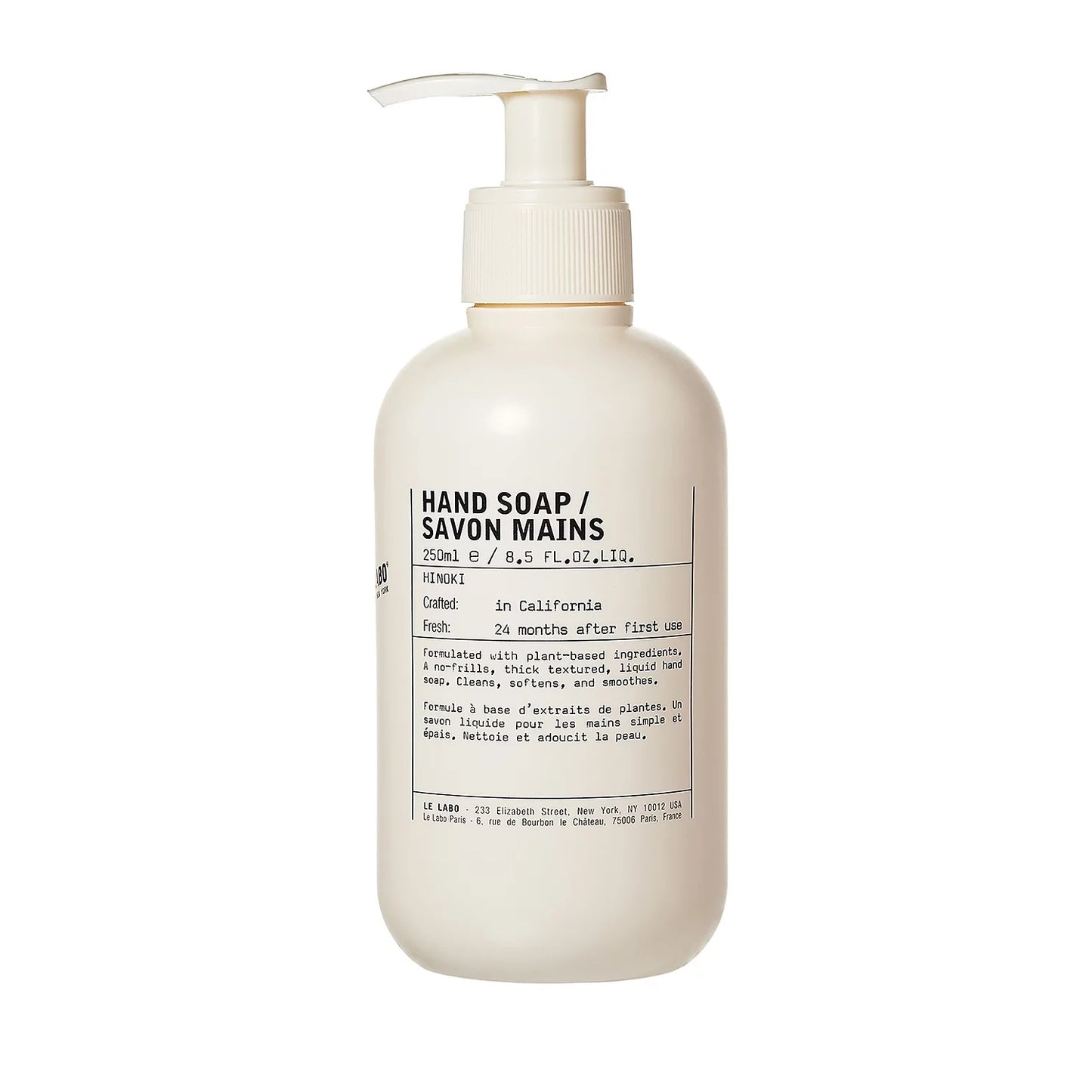 Le Labo Hinoki Hand Soap 8.5 Oz