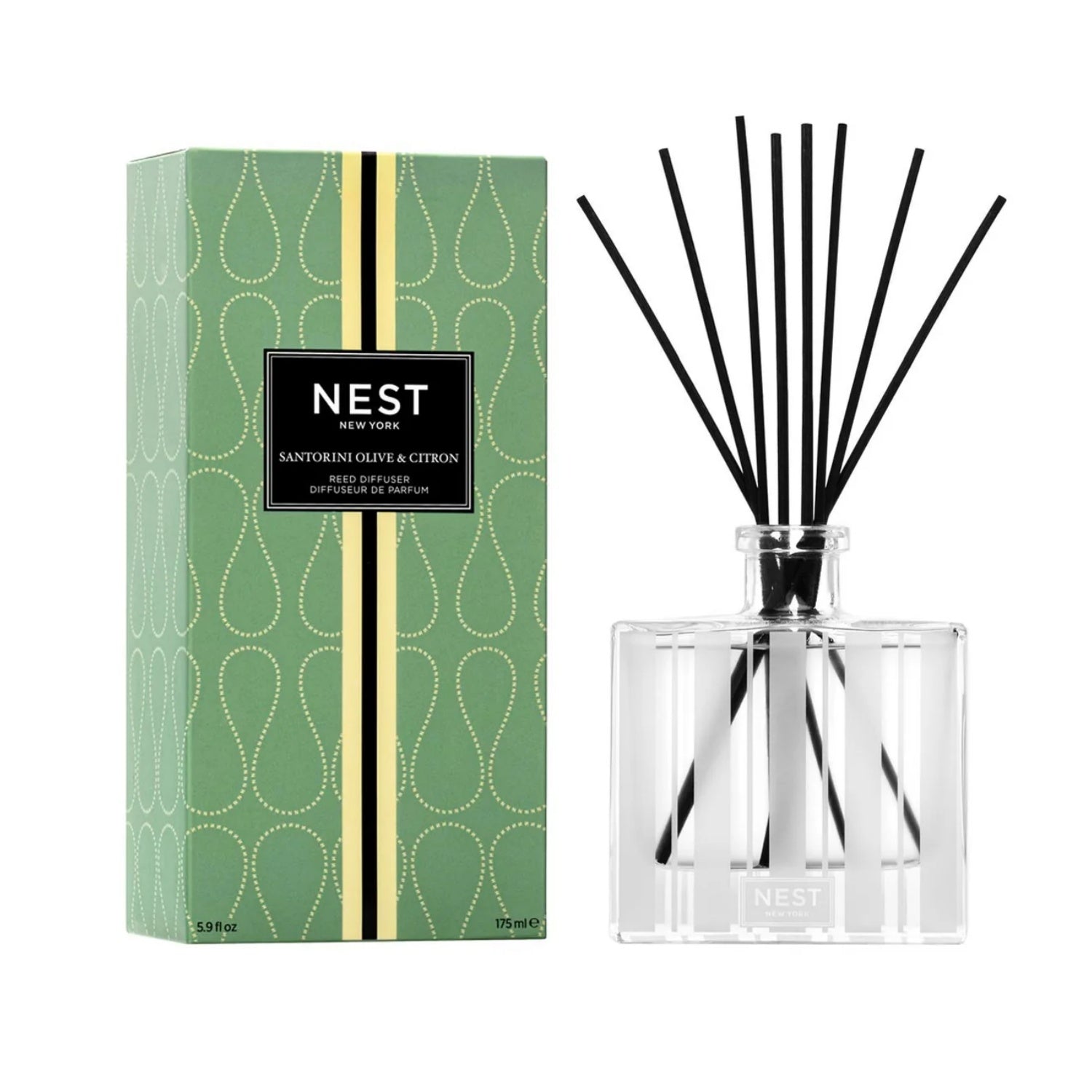 Nest New York Santorini Olive and Citron Reed Diffuser 5.9 OZ