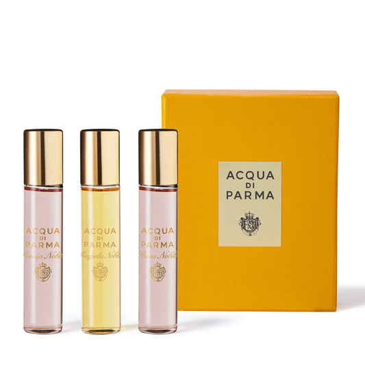 Acqua di Parma Le Nobili Discovery Set 3 x 12 mL – Luxury fragrance travel set with three elegant scents








