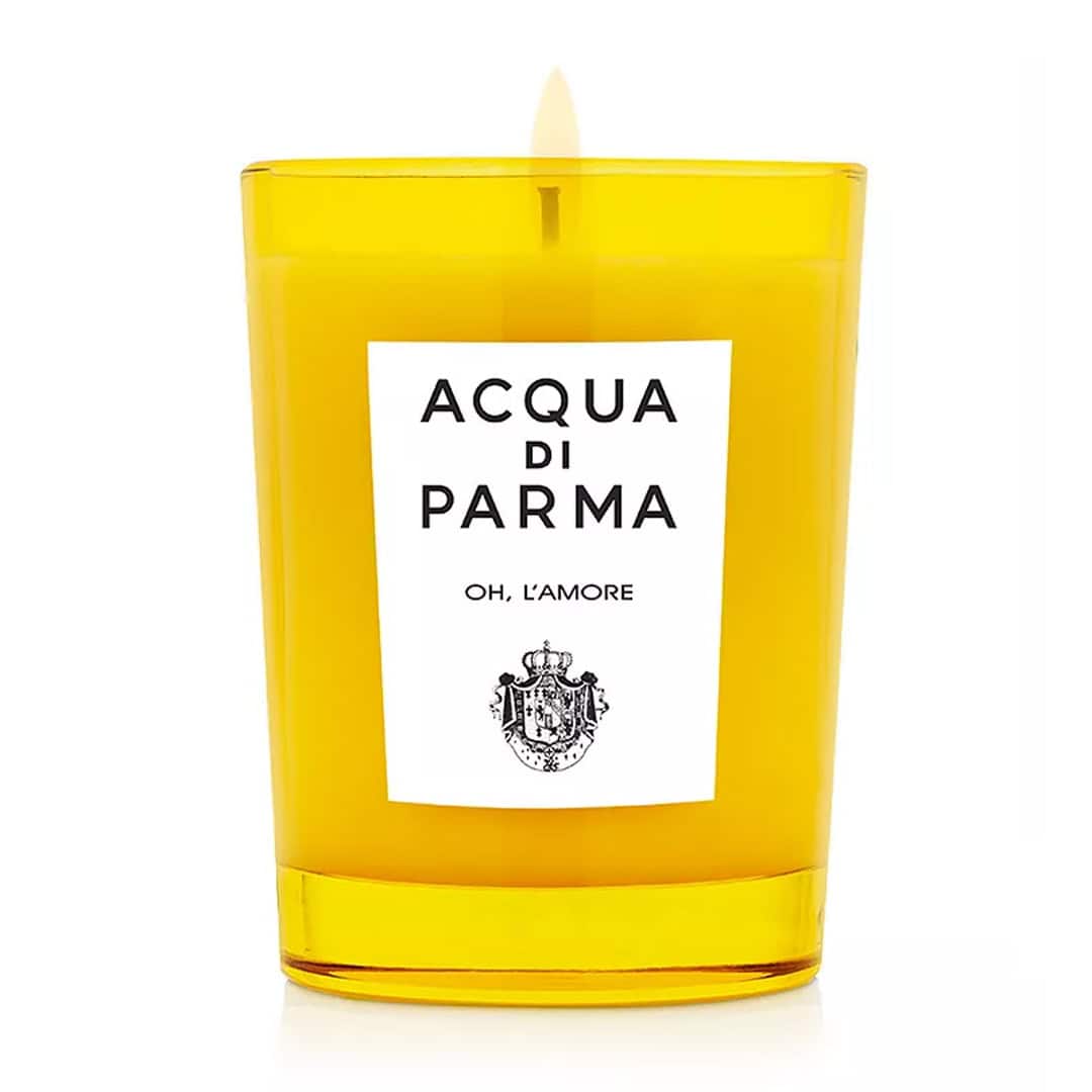 Acqua di Parma Oh Lamore Candle 7 oz — luxurious scented candle with warm, romantic fragrance









