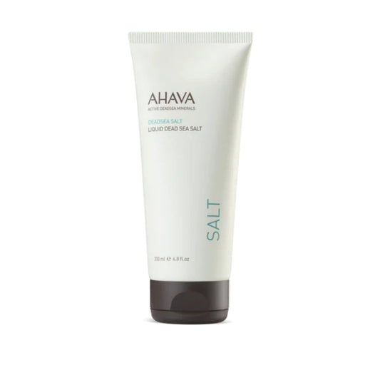Ahava Liquid Dead Sea Salt 6.8 Oz – revitalizing body treatment with Dead Sea minerals for smooth, nourished, and refreshed skin.