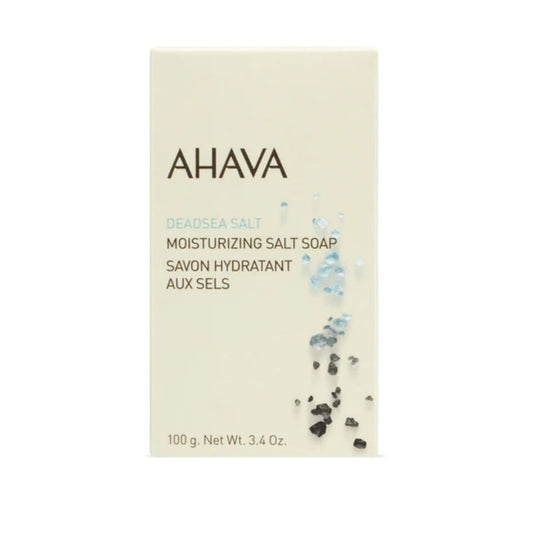 Ahava Moisturizing Dead Sea Salt Soap 3.4 Oz – gentle cleansing soap enriched with Dead Sea minerals for soft, refreshed skin.