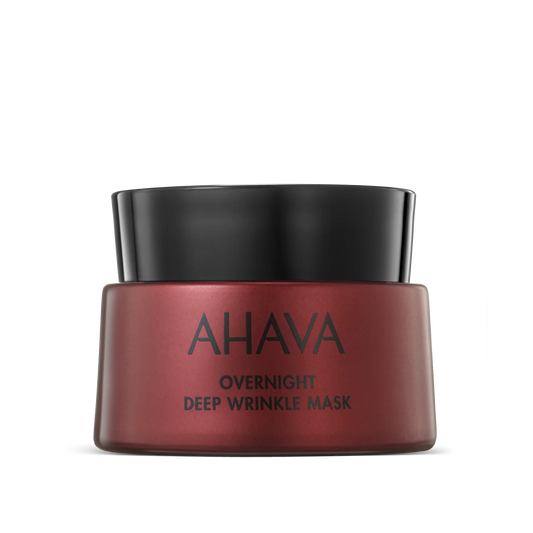 Ahava Overnight Deep Wrinkle Mask 1.7 oz for intensive overnight anti-aging and skin smoothing