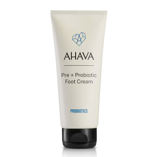 Ahava Pre-Probiotic Foot Cream 3.4 oz for nourishing and balancing dry, tired feet