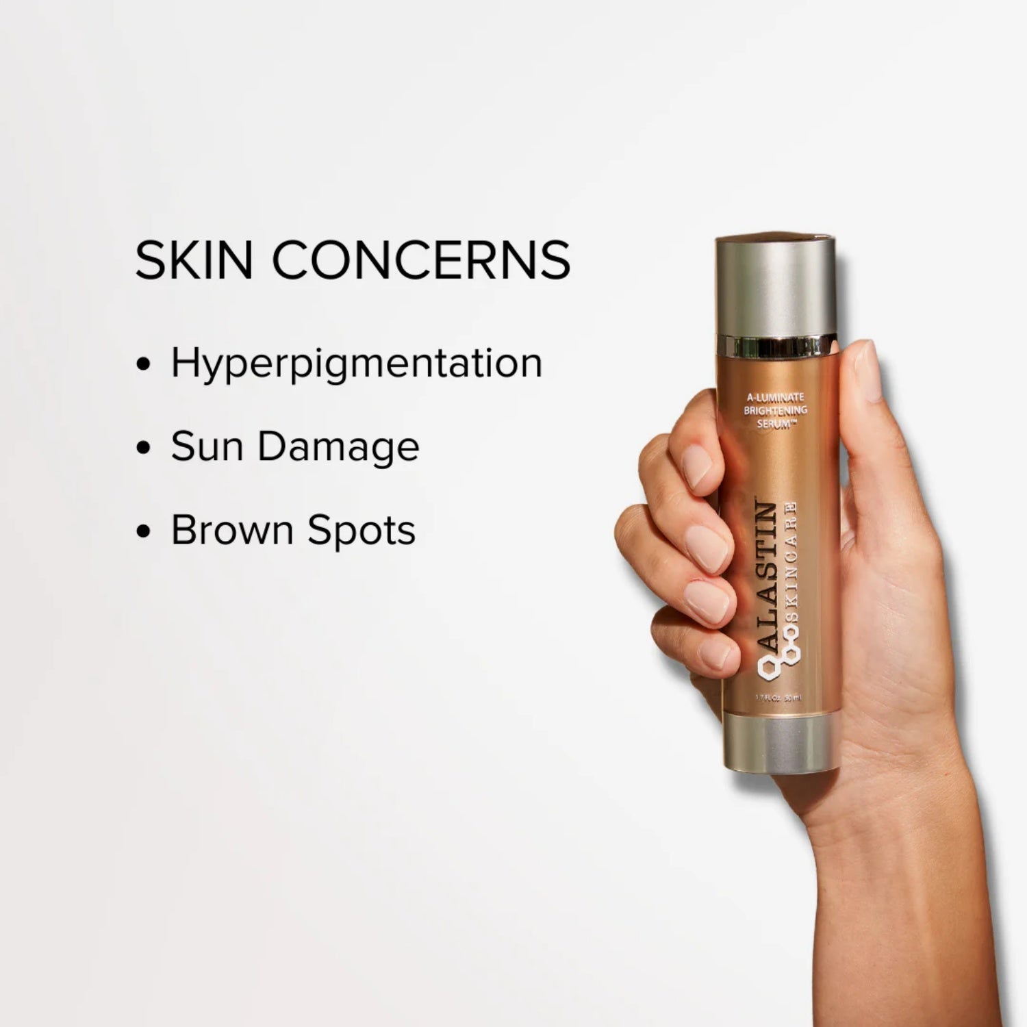 Alastin Skincare A-LUMINATE Brightening Serum 1.7 Oz for luminous skin.