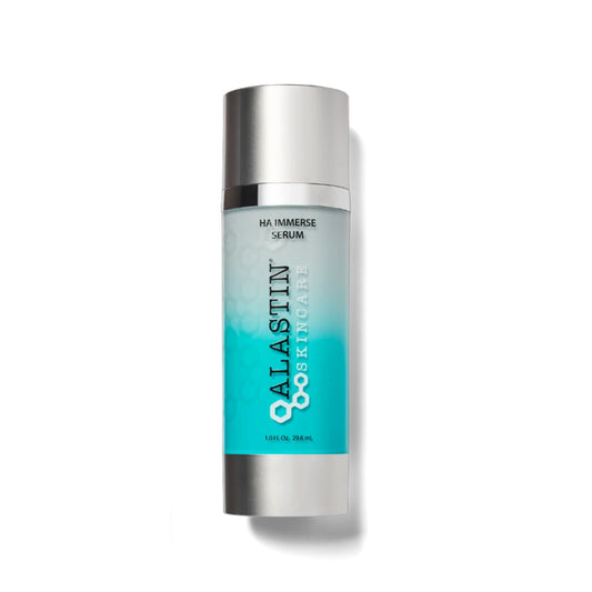 Alastin Skincare HA (Hyaluronic Acid) IMMERSE Serum 1 Oz bottle for deep hydration.