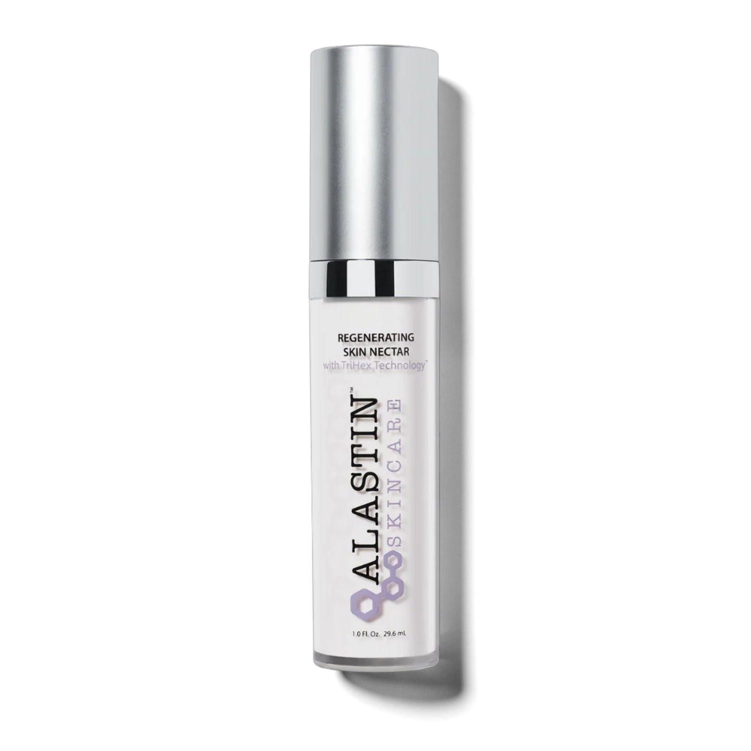 “Alastin Skincare Regenerating Skin Nectar with TriHex Technology 1 Oz in a sleek white bottle for skin renewal and firming.