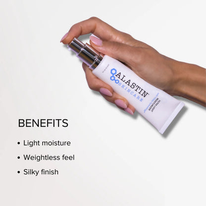 Alastin Ultra Light Moisturizer 2 Oz with TriHex Technology for soft, hydrated skin.