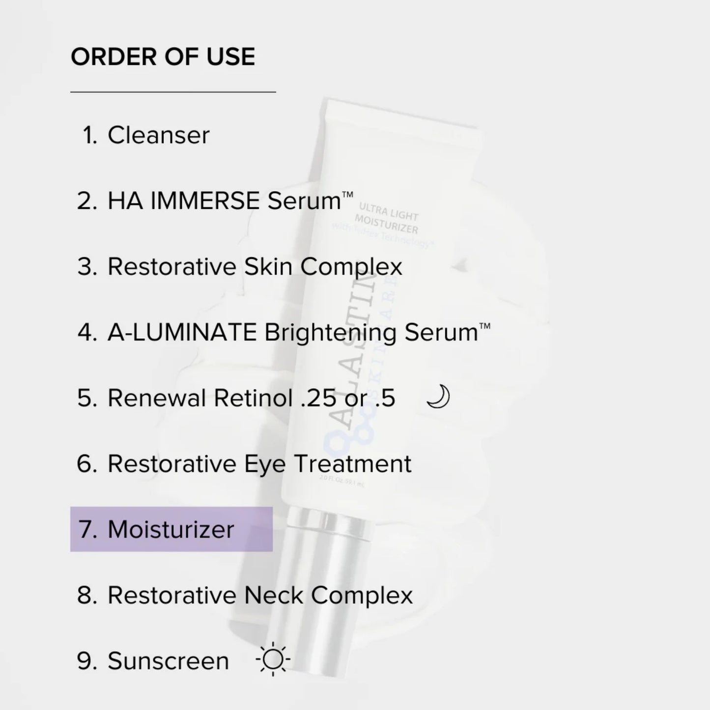 Alastin Skincare Ultra Light Moisturizer 2 Oz for soft, nourished skin.