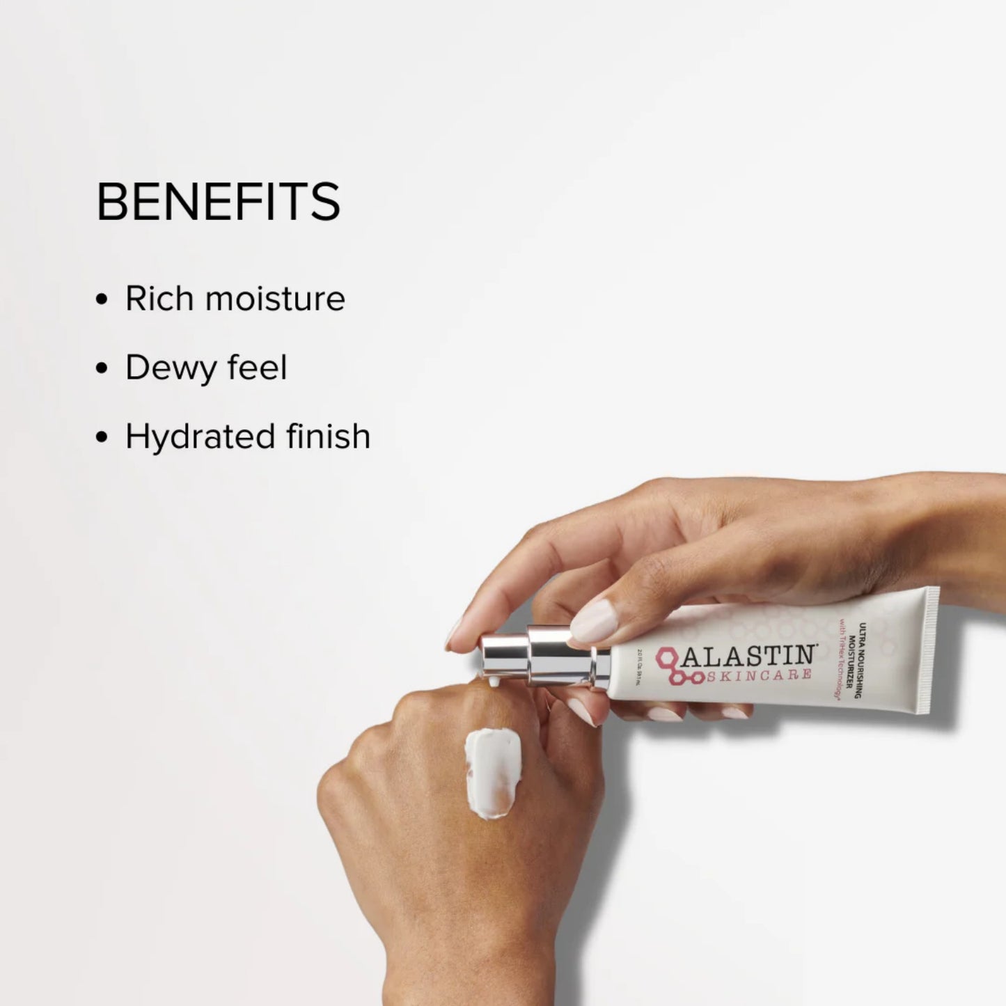 Alastin Ultra Nourishing Face Moisturizer Cream 2 Oz for soft, hydrated skin.