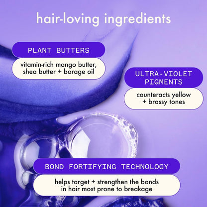 Ingredients of Amika Bust Your Brass Cool Blonde Strength Repair Conditioner