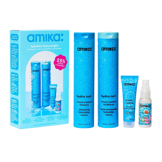 Amika Hydration Heavyweights Hydrating Wash + Care Set – nourishing hair duo
