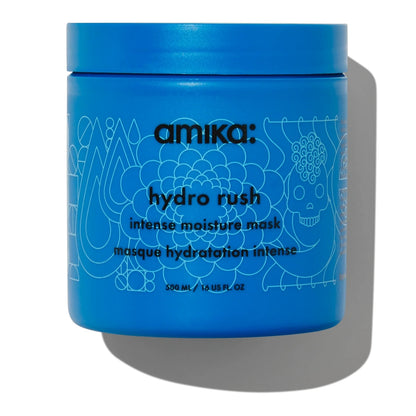 Amika Hydro Rush Hair Mask 16 oz – intense hydration & moisture boost