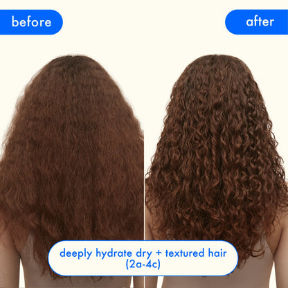 Amika Hydro Rush Intense Moisture Shampoo - Before and After