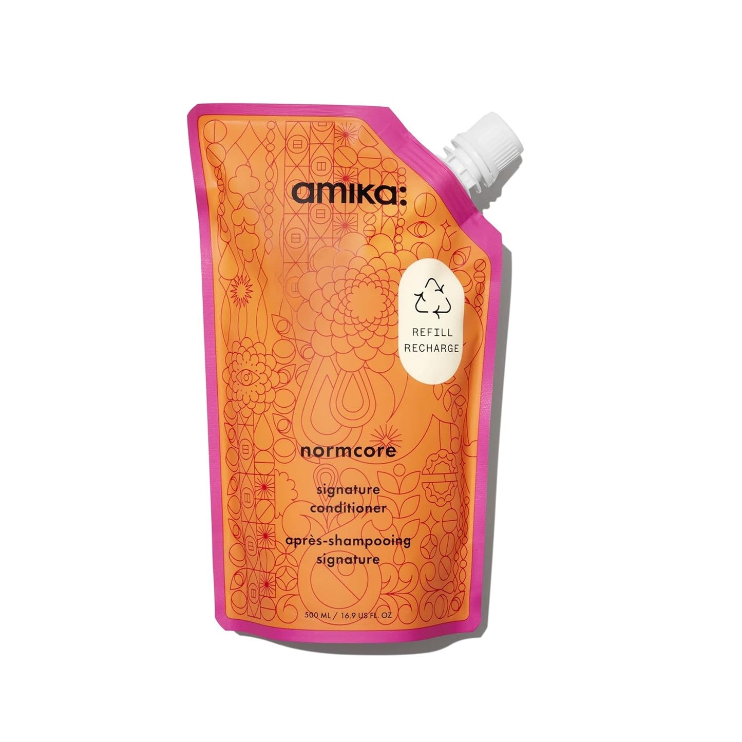 Amika Normcore Hydrating Conditioner 16.9 oz bottle with vibrant label