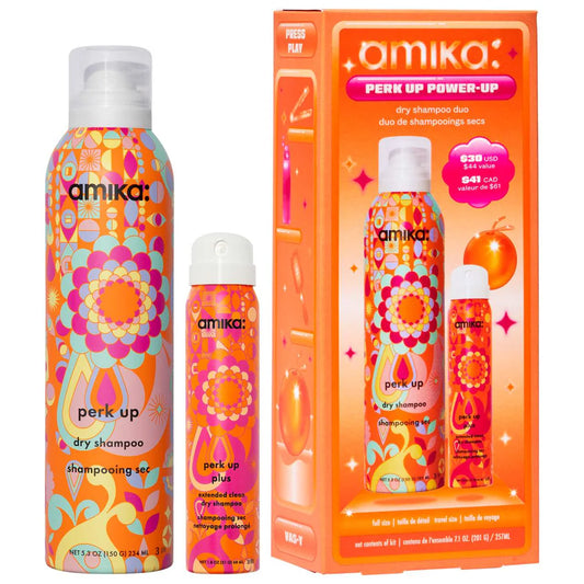 amika Dry Shampoo Duo for instant volume & refresh









