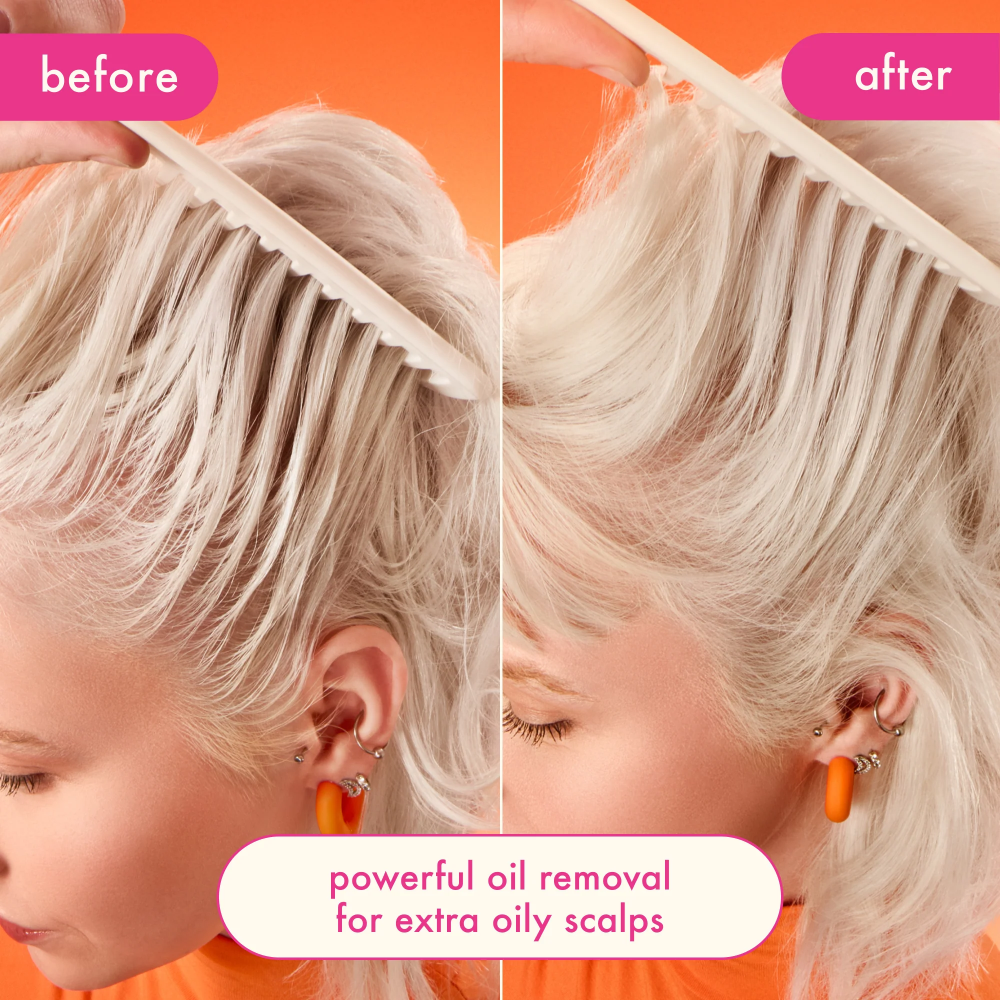 Amika Perk Up Ultra Oil Control Dry Shampoo for instant hair refresh and oil absorption.