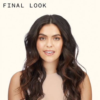 Amika Plus Size Perfect Body Mousse results – fuller, voluminous, and bouncy hair.
