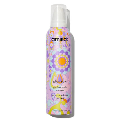 Amika Plus Size Perfect Body Mousse 8.5 oz – volumizing mousse for fuller hair.