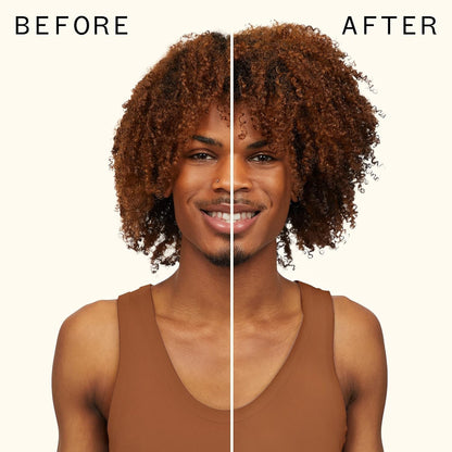 Amika Power Hour Curl Spray 6.7 Oz before & after curls.