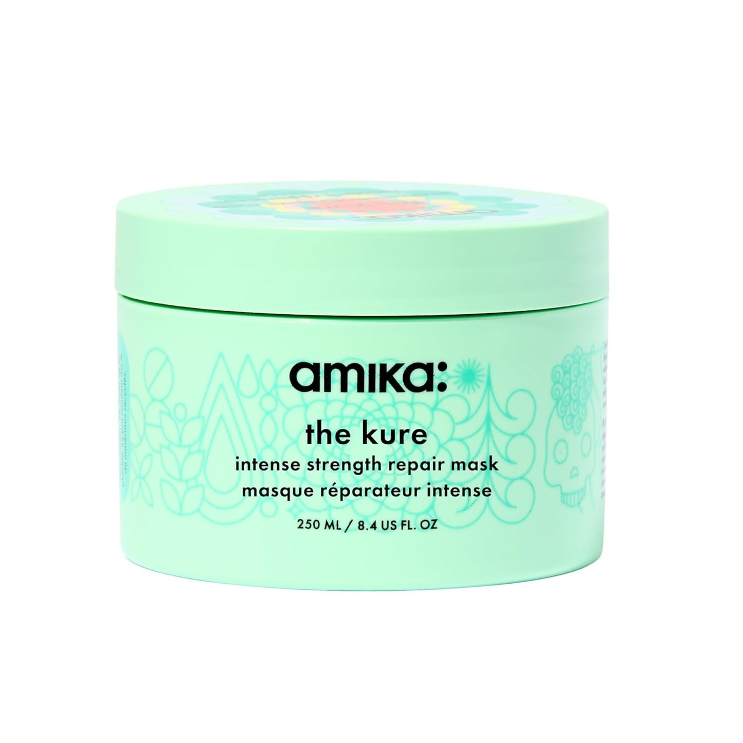 Amika The Kure Intense Bond Repair Mask 8.4 oz – deep hair repair treatment
