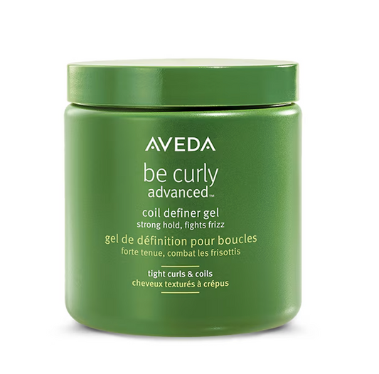 Aveda Be Curly Advanced Coil Definer Gel 250ml – curl defining gel for long-lasting hold and frizz control.
