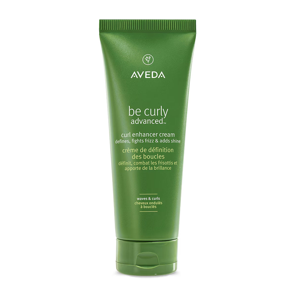 Aveda Be Curly Advanced Curl Enhancer Cream – moisturizing cream that defines curls and controls frizz for soft, bouncy hair.