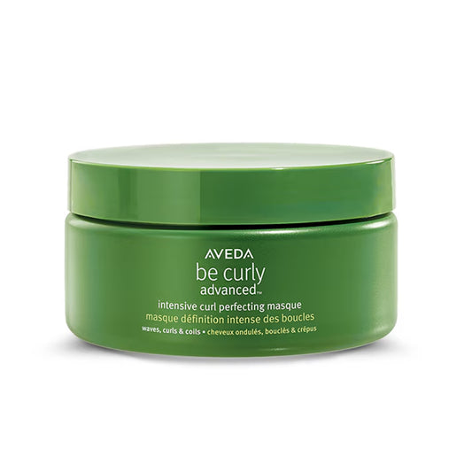 Aveda Be Curly Advanced Intensive Curl Perfecting Masque – deep conditioning treatment for soft, defined, frizz-free curls.