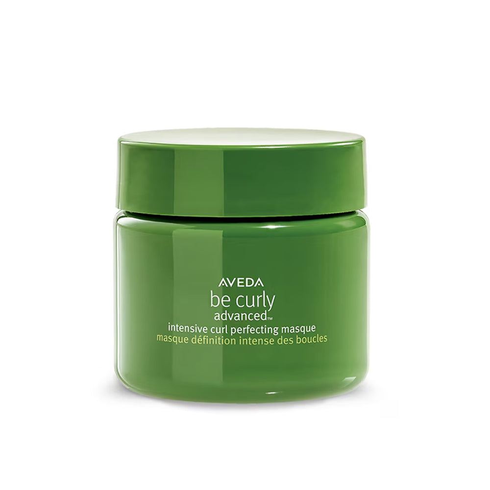 Aveda Be Curly Advanced Intensive Curl Perfecting Masque – nourishing masque for enhanced curl definition and frizz control.
