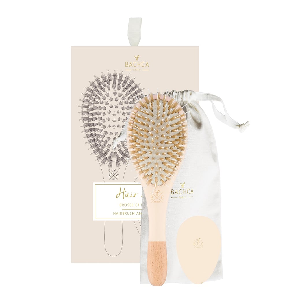 Bachca Hair Kit Nude 3-Piece Set – elegant nude-toned hairbrush and accessories for effortless styling and grooming.