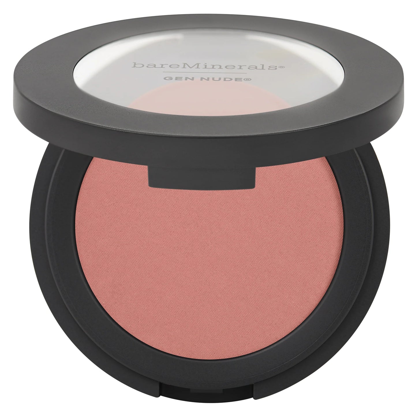 BareMinerals Gen Nude Powder Blush in Call My Blush shade for a natural, subtle pink flush