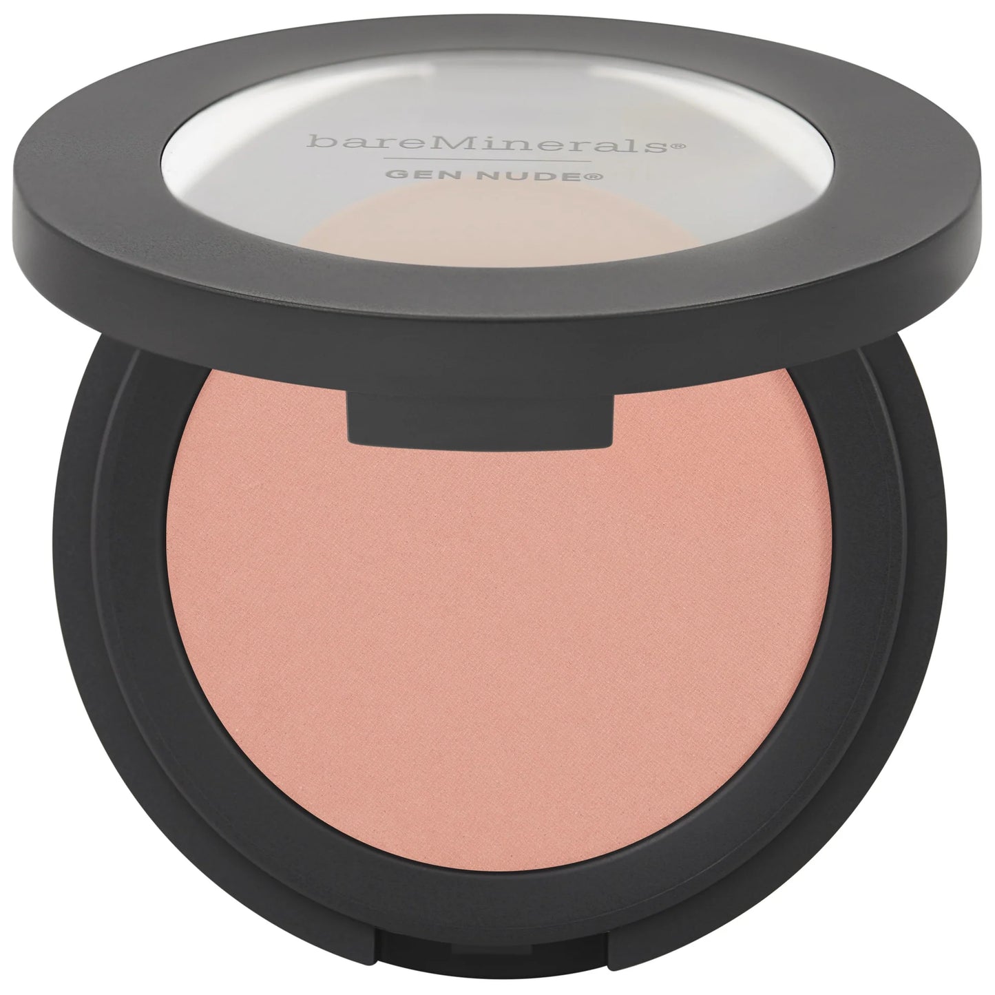 BareMinerals Gen Nude Powder Blush in On The Mauve shade for a soft, muted mauve flush