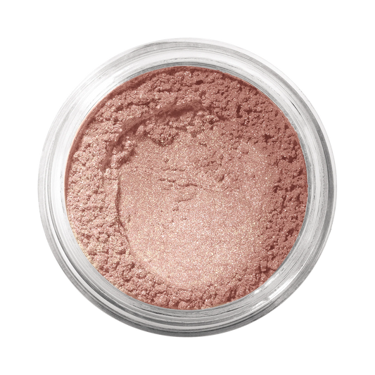 BareMinerals Loose Mineral Eye Color in Bahamas shade, a shimmery turquoise eyeshadow