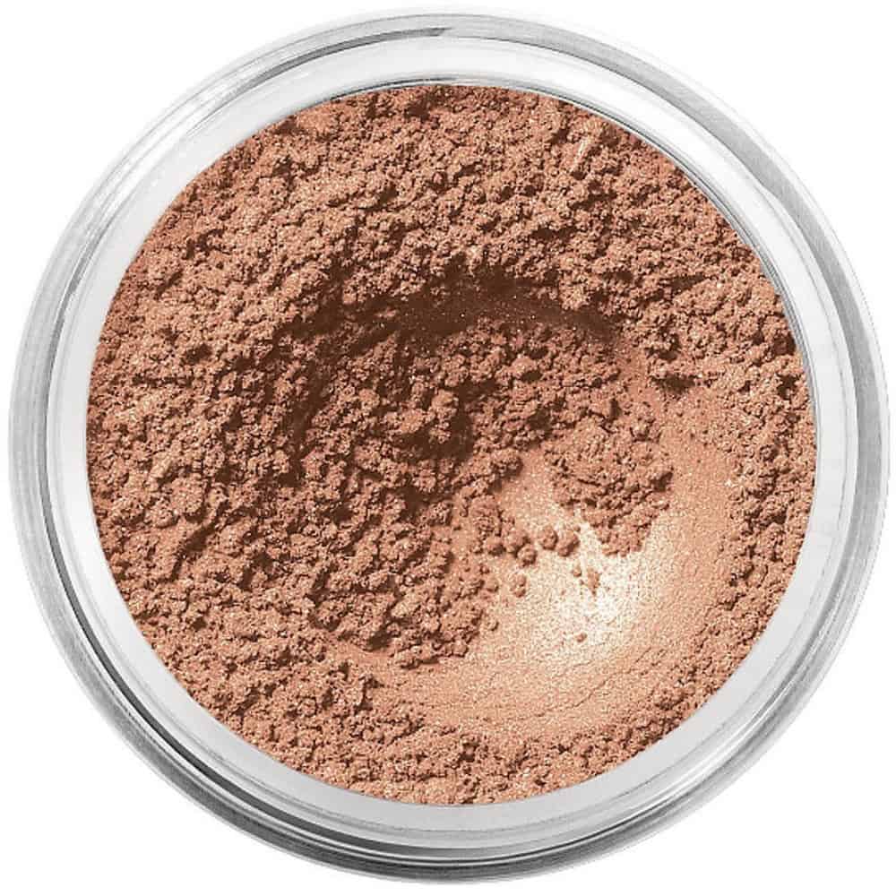 BareMinerals Loose Mineral Eye Color in Pebble shade, a soft taupe matte eyeshadow