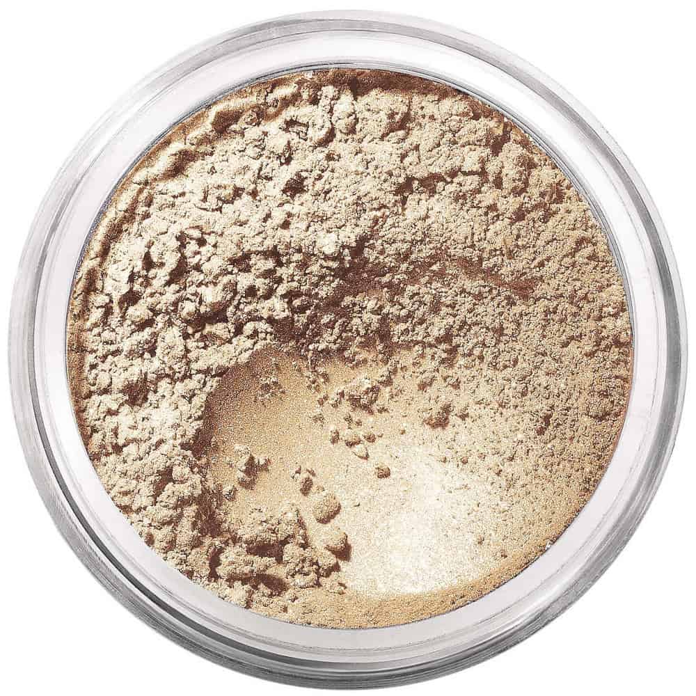 BareMinerals Loose Mineral Eye Color in Queen Phyllis shade, a rich, warm burgundy eyeshadow