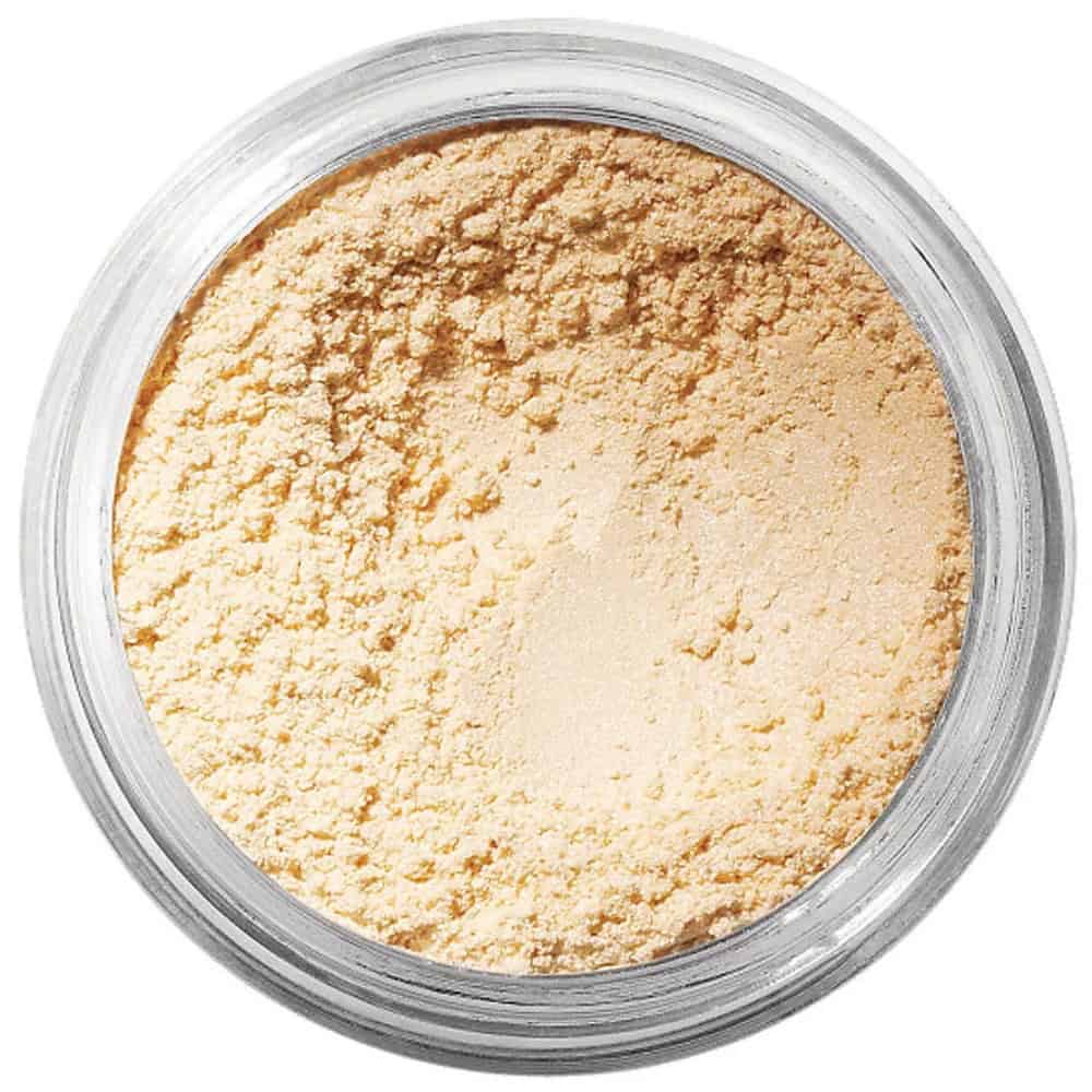 BareMinerals Loose Mineral Eye Color in Soul shade, a soft champagne shimmer eyeshadow