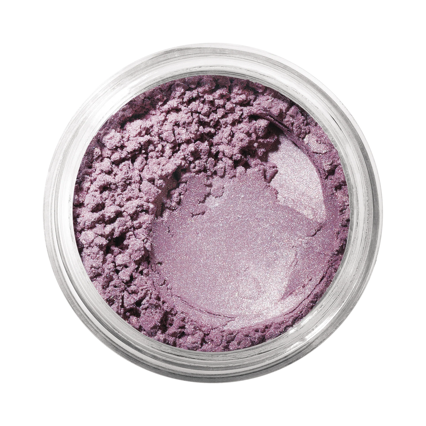 BareMinerals Loose Mineral Eye Color in Water Lily shade, a soft lavender shimmer eyeshadow