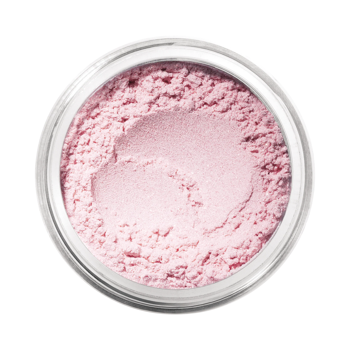 BareMinerals Loose Mineral Eye Color in Whisper shade, a light pink shimmer eyeshadow