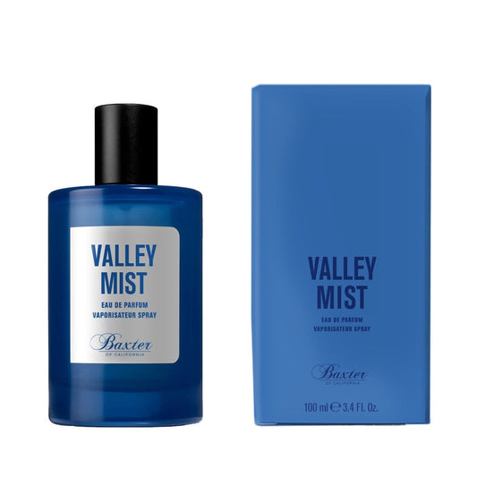 Baxter Valley Mist Eau De Parfum 3.4oz – fresh and elegant fragrance for men and women.