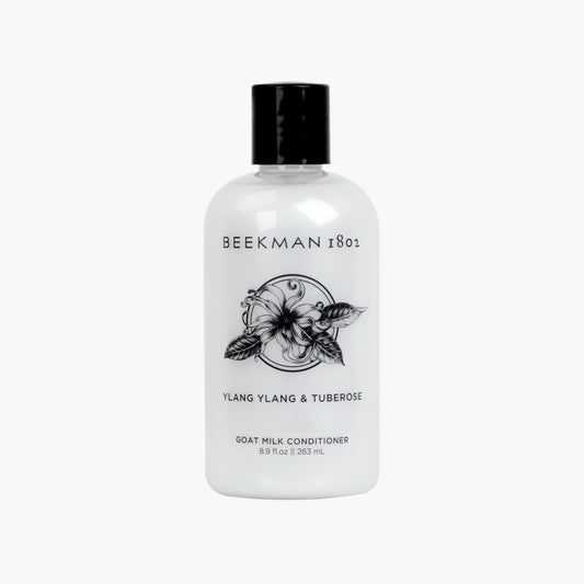 Beekman 1802 Ylang Ylang & Tuberose Goat Milk Conditioner 8.9 Oz nourishing conditioner for soft, fragrant hair.