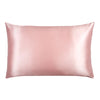 Blissy Standard Silk Pillowcase in Pink for frizz-free hair, soft skin, and a luxurious night’s rest