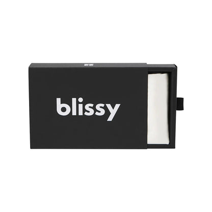 Blissy Standard Silk Pillowcase for smoother hair, healthier skin, and luxurious sleep comfort