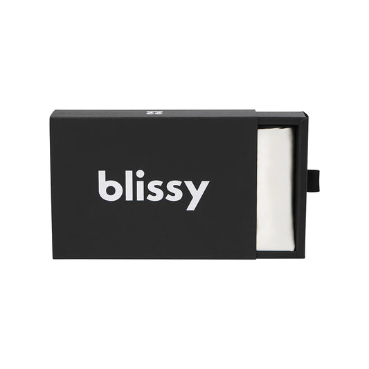 Blissy Standard Silk Pillowcase for smoother hair, healthier skin, and luxurious sleep comfort