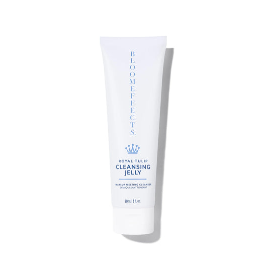 Bloom Effects Royal Tulip Cleansing Jelly Tube 3 oz for gentle makeup removal and hydrated skin