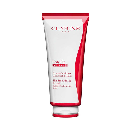 Clarins Body Fit Active Skin Smoothing Expert 13.6 oz bottle for firming and contouring the skin’s appearance