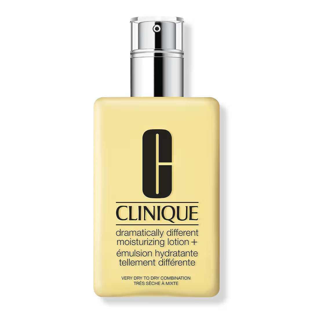 Clinique Dramatically Different Moisturizing Lotion 4.2 oz bottle with pump for daily hydration and skin barrier support